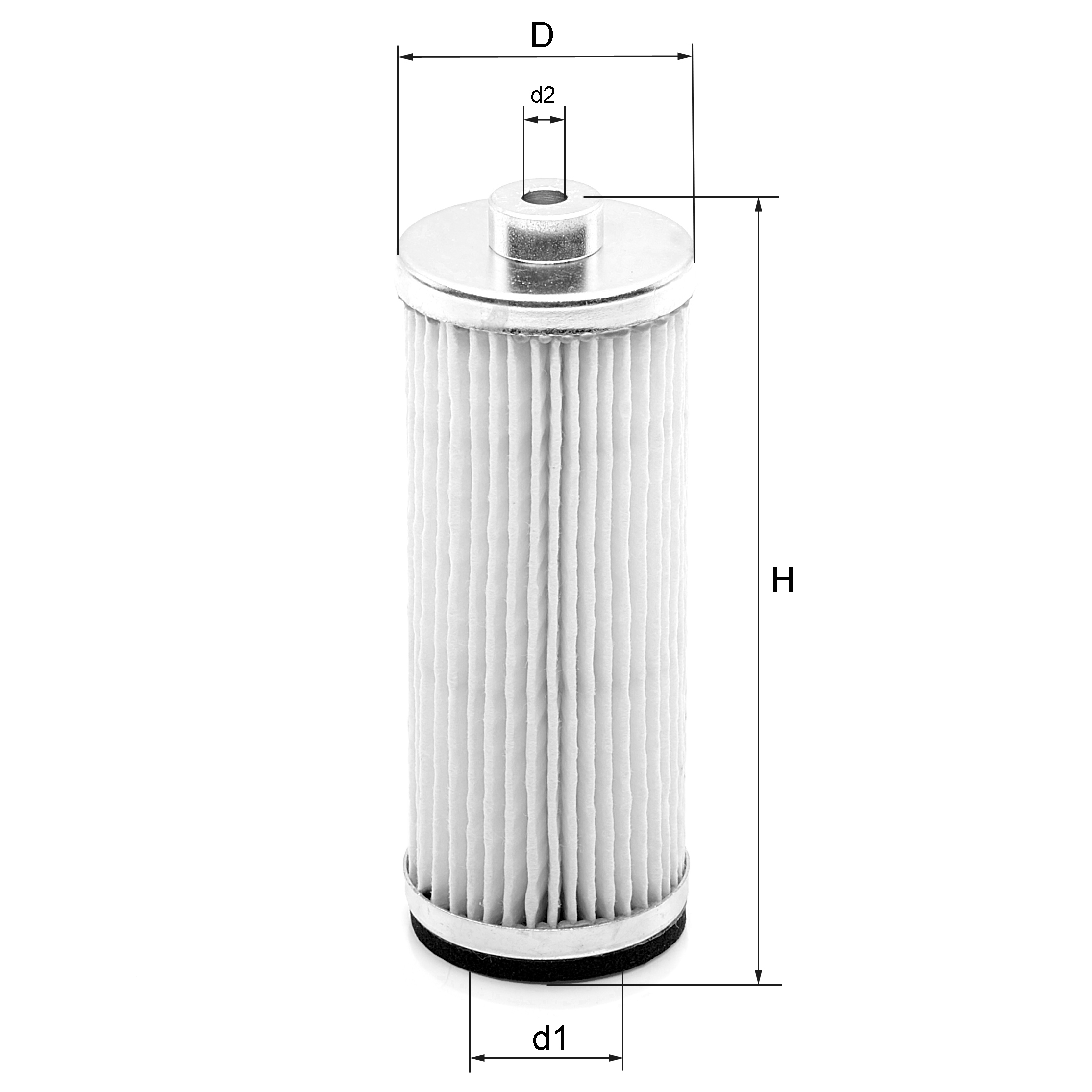Technical diagram for Air Filter replaces Rietschle 317985