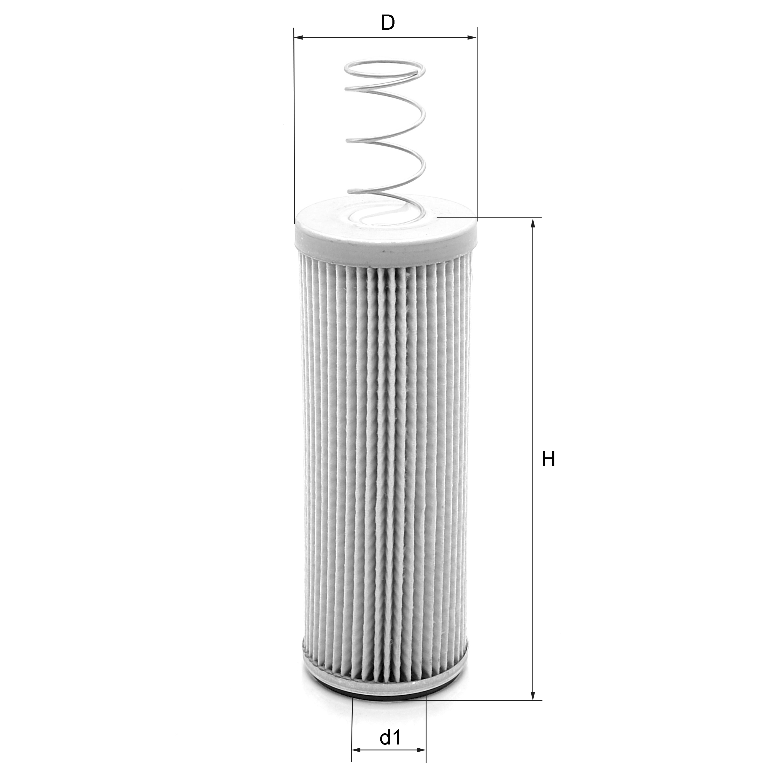 Technical diagram for Air Filter replaces Rietschle 731148